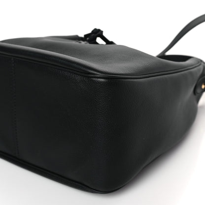 Versace Grained Calfskin La Medusa Bucket Bag Black 8 of 8