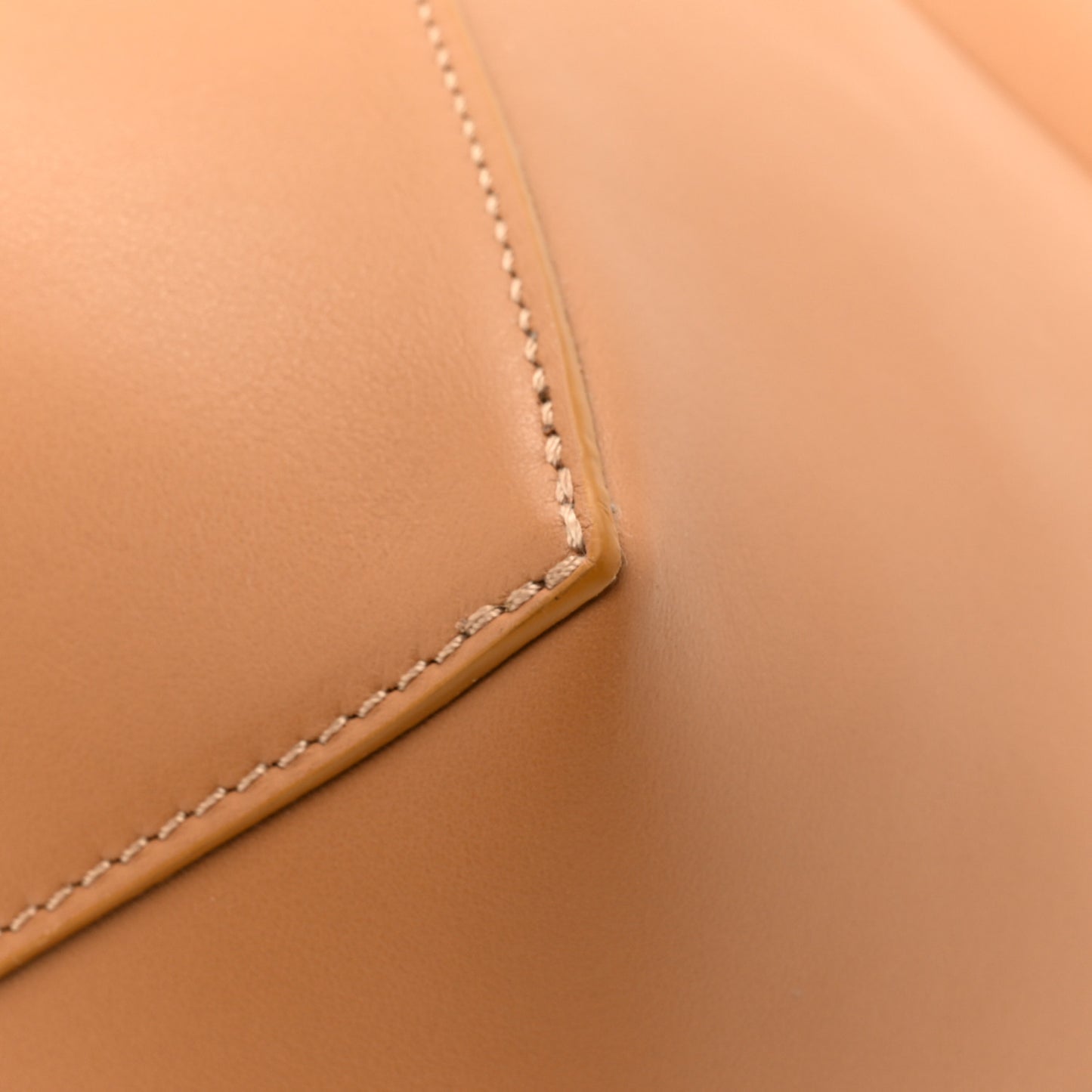 Shiny Calfskin Medium Puzzle Fold Tote Warm Desert