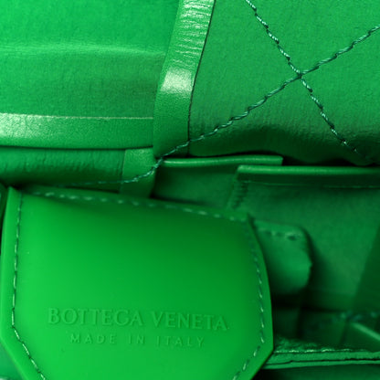 Bottega Veneta Paper Calfskin Intreccio Cassette Belt Bag Parakeet 6 of 11