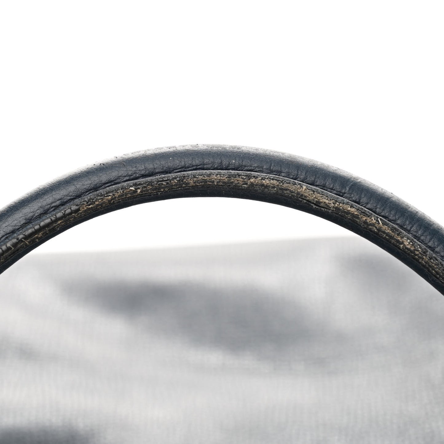 Calfskin House Check Medium Banner Tote Ink Blue