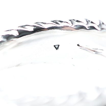 David Yurman Sterling Silver Diamond Pearl 10mm Cable Ring 52 6 5 of 5