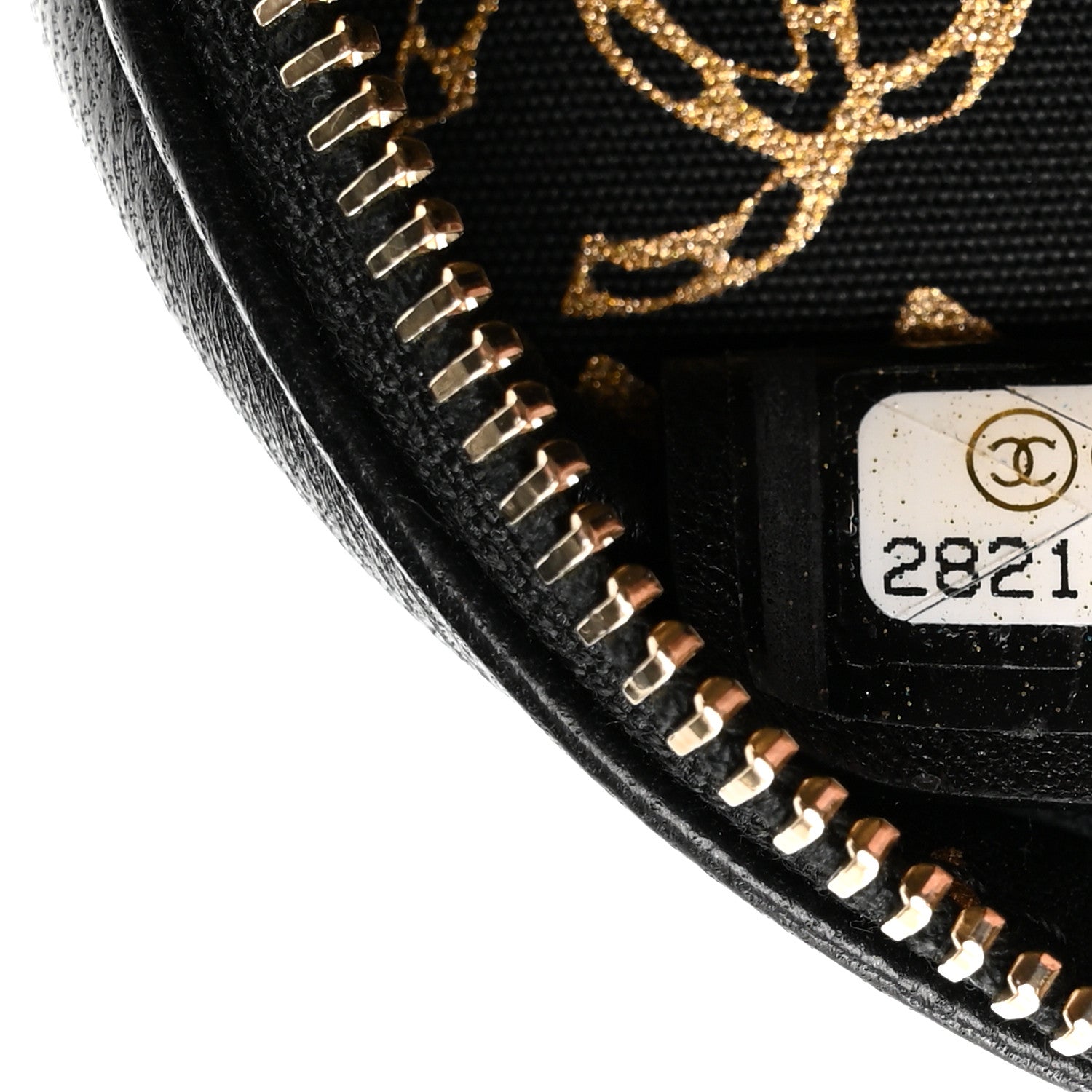Chanel Lambskin Quilted Zip Around Classic Coin Purse Black