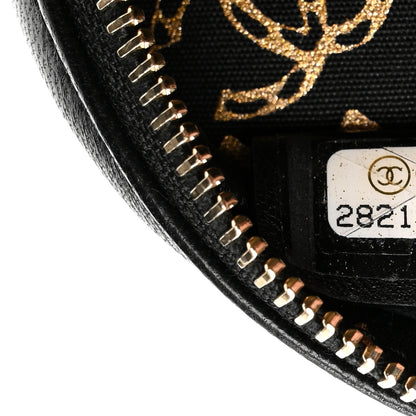 Chanel Lambskin Quilted Zip Around Classic Coin Purse Black 7 of 7