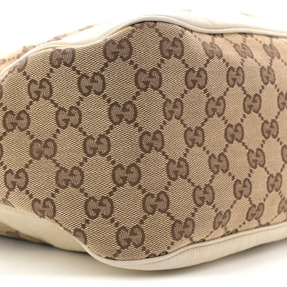 Gucci Monogram Medium Charlotte Hobo Off White 9 of 11