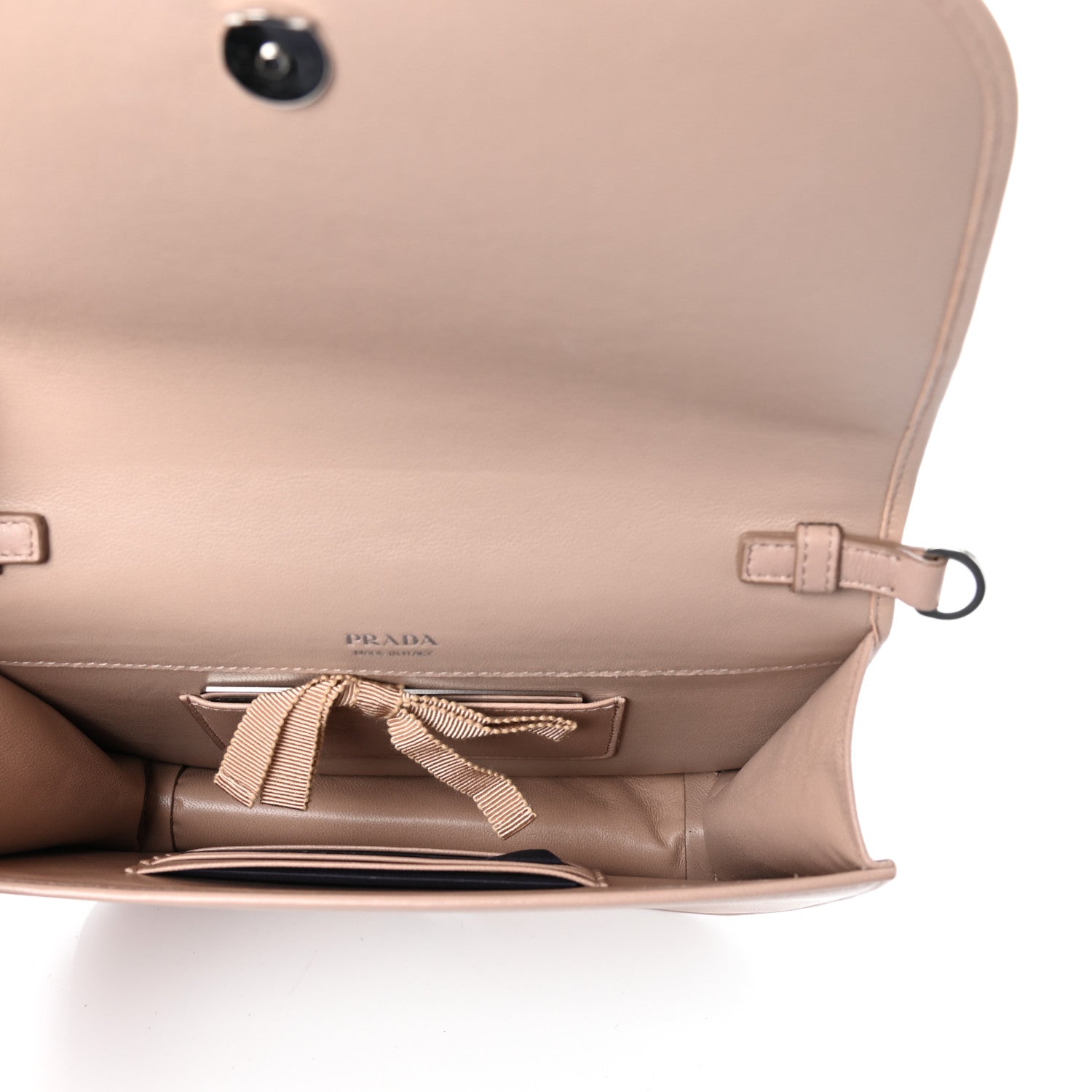 Prada Nappa Impunture Small Diagramme Crossbody Bag Cipria 5 of 8