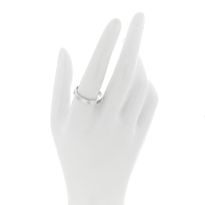 Cartier 18K White Gold 3.5mm LOVE Wedding Band Ring 61 9.5 2 of 4