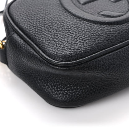 Gucci Pebbled Calfskin Mini Soho Disco Bag Black 10 of 12