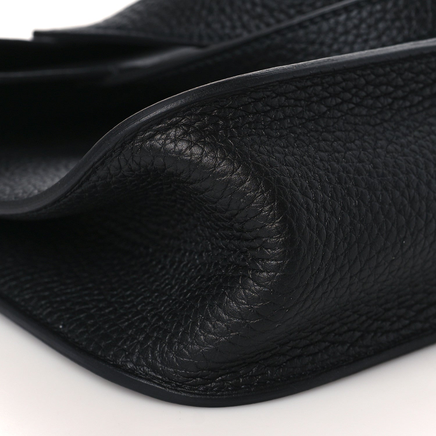 Hermes Taurillon Clemence Halzan 25 Black 8 of 10