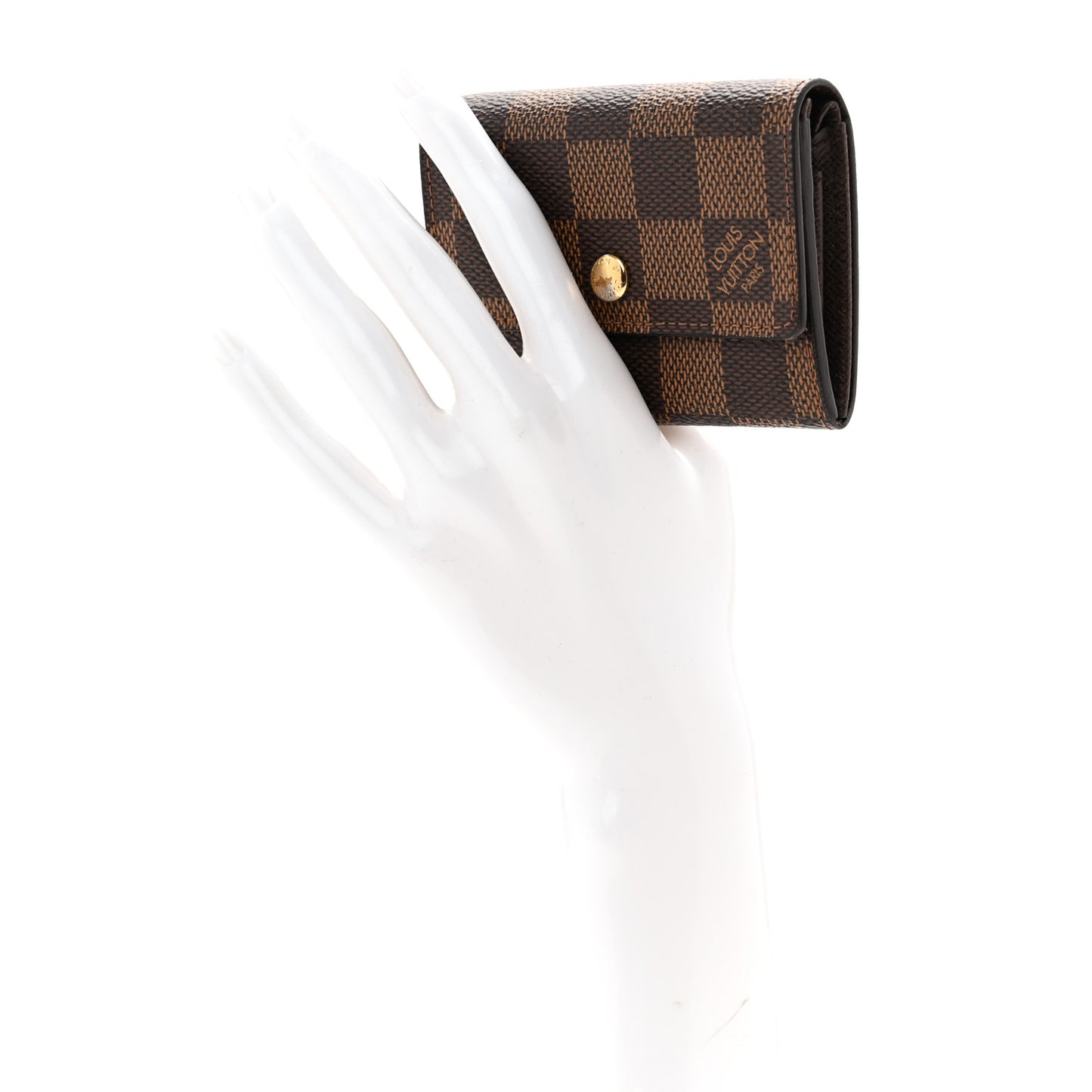 Damier Ebene Porte-Monnaie Plat Coin Purse