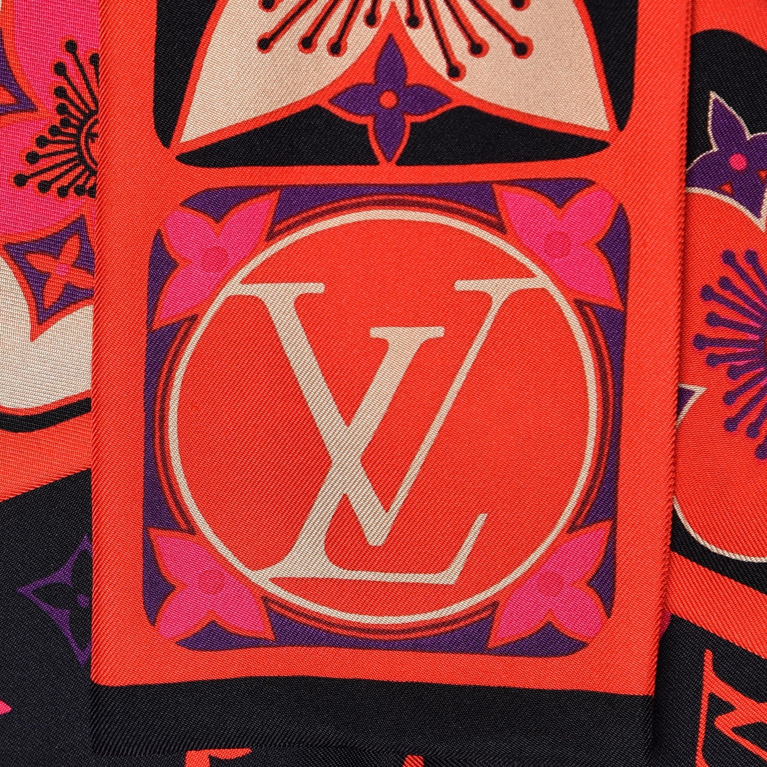 Louis Vuitton Silk Kamonogram Bandeau 3 of 5