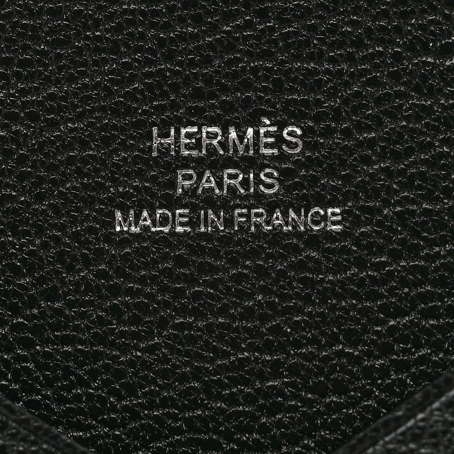 Hermes Chevre Mysore Calvi Card Case Black 6 of 8