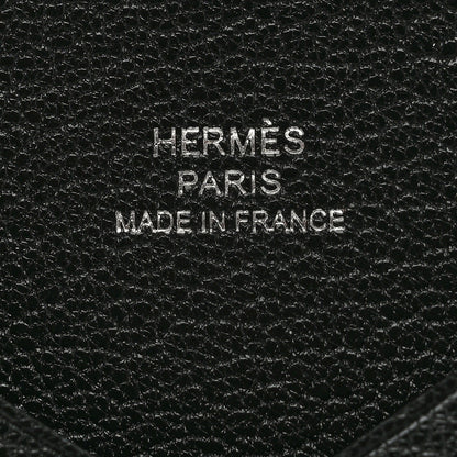 Hermes Chevre Mysore Calvi Card Case Black 6 of 8