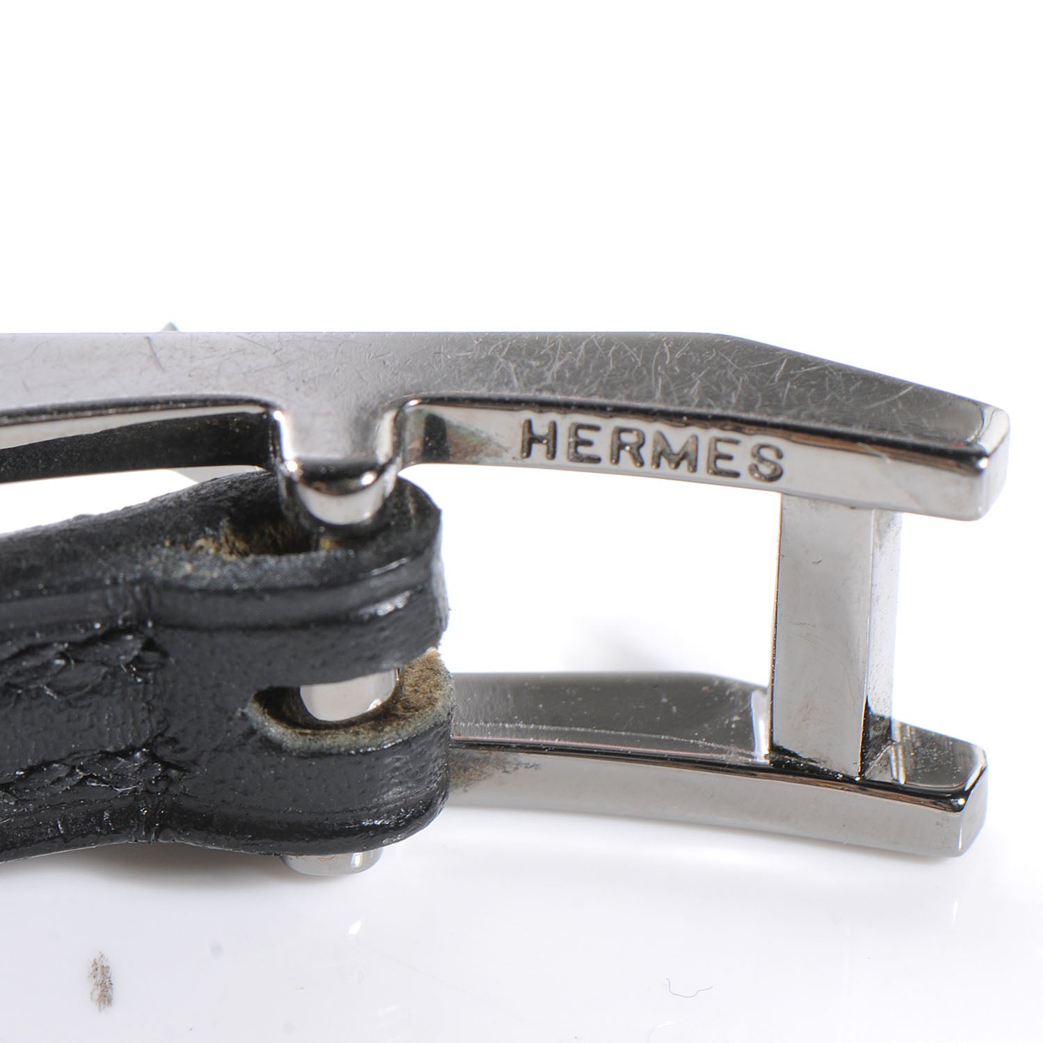 Hermes Chamonix Hapi Triple Tour Wrap Bracelet M Black 5 of 6