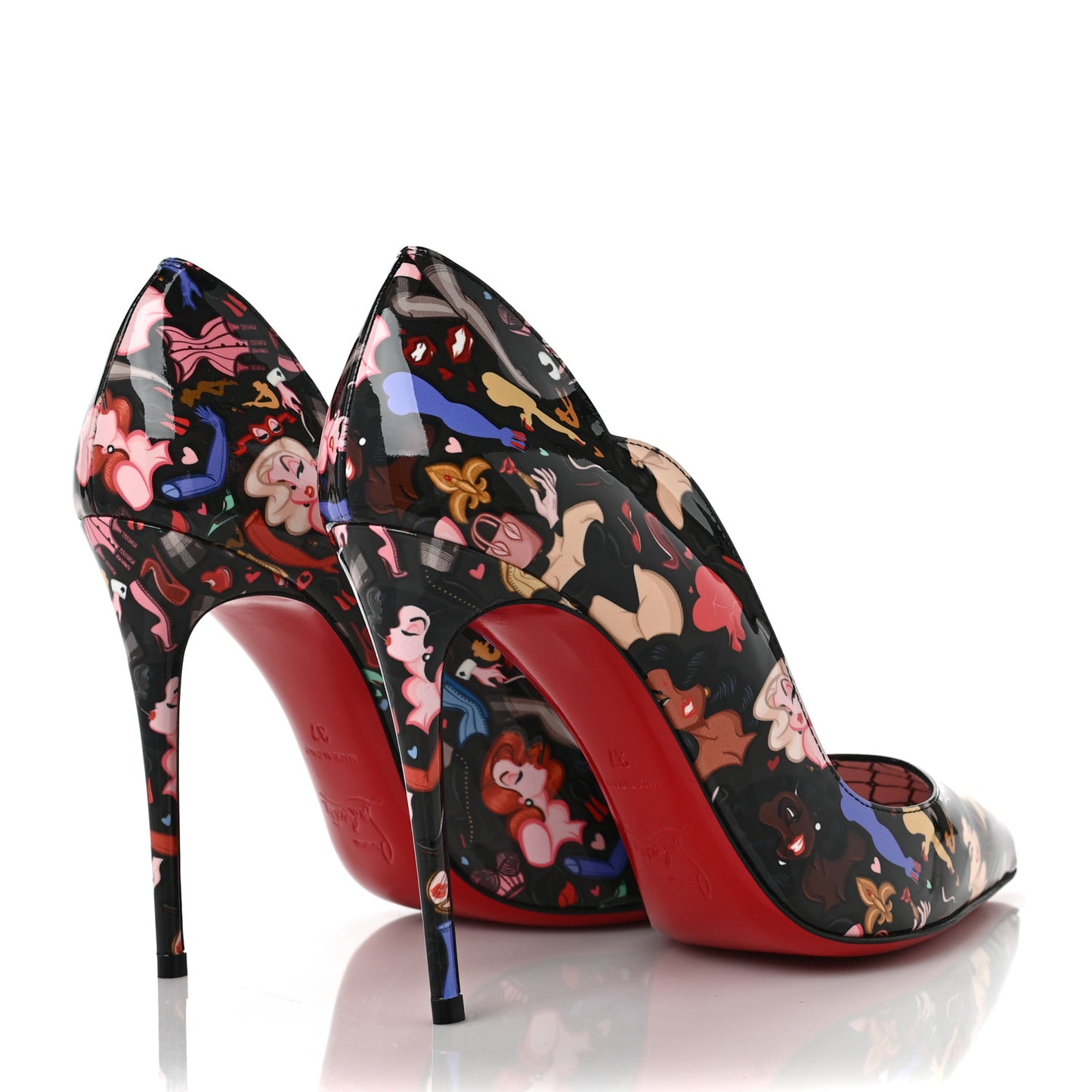 Patent Hot Chick 100 Pumps 37 Multicolor