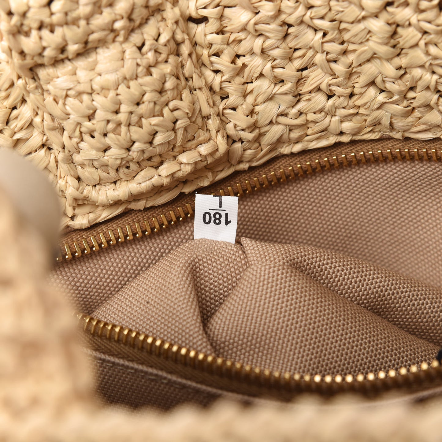 Raffia Woven Tote Naturale Rosa