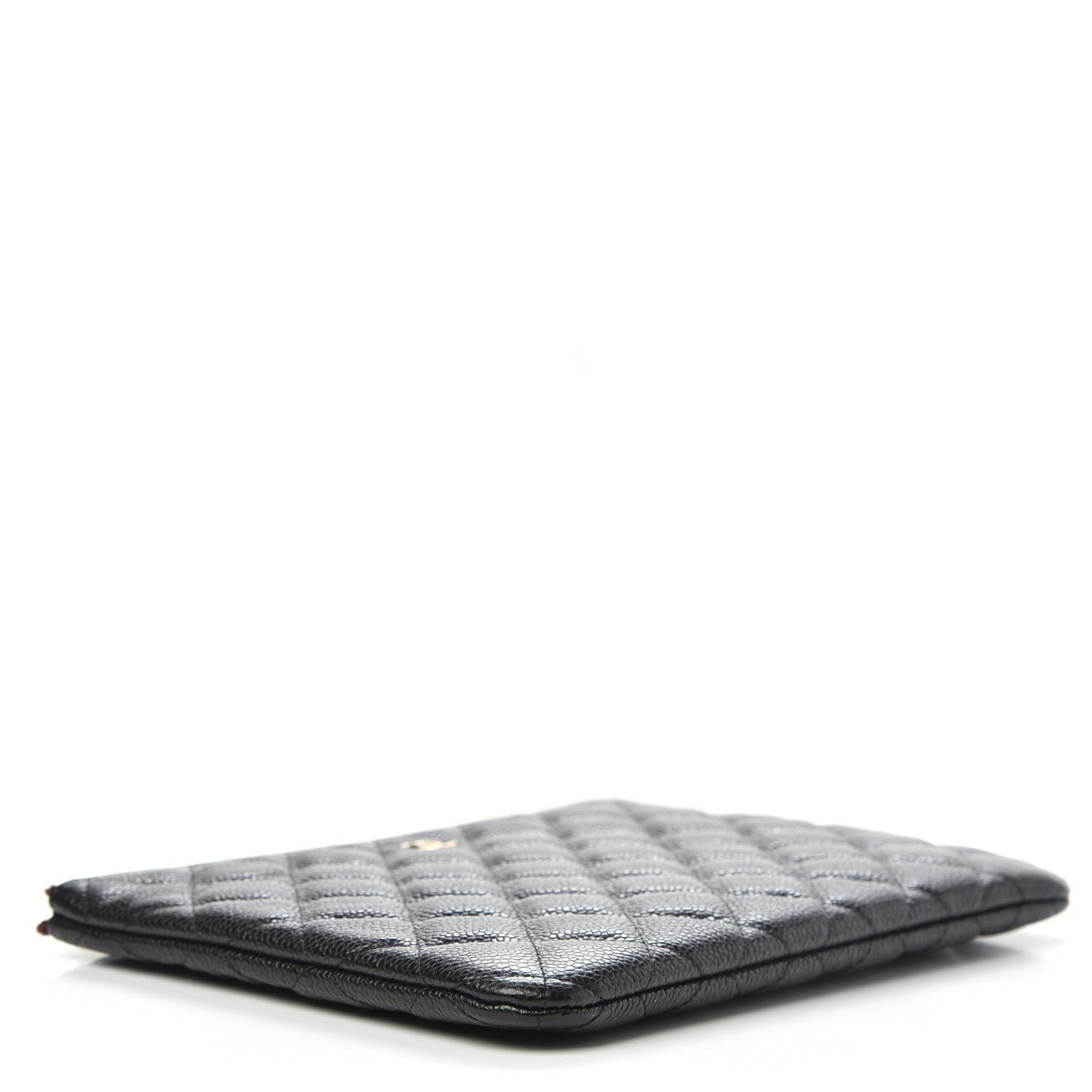 Caviar Quilted Medium Cosmetic Case Black