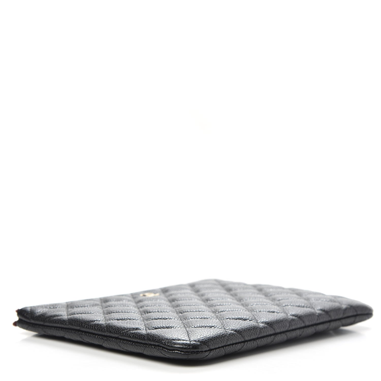 Chanel Caviar Quilted Medium Cosmetic Case Black 4 of 8