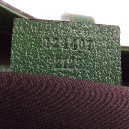 Gucci Leather Medium Bardot Green 9 of 12