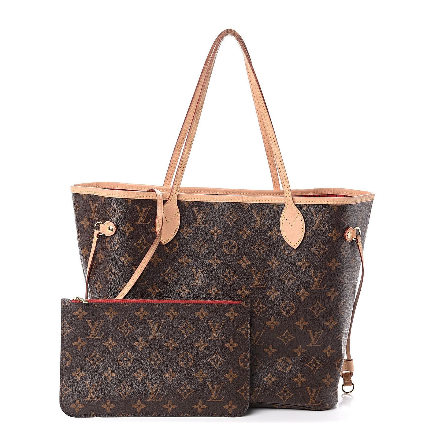 Monogram Neo Neverfull MM Cherry