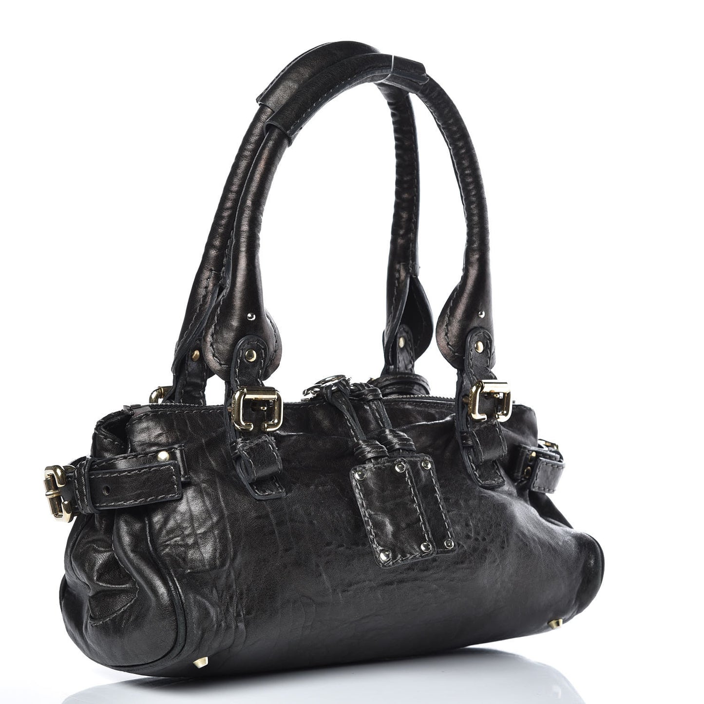Calfskin Chain Paddington Black