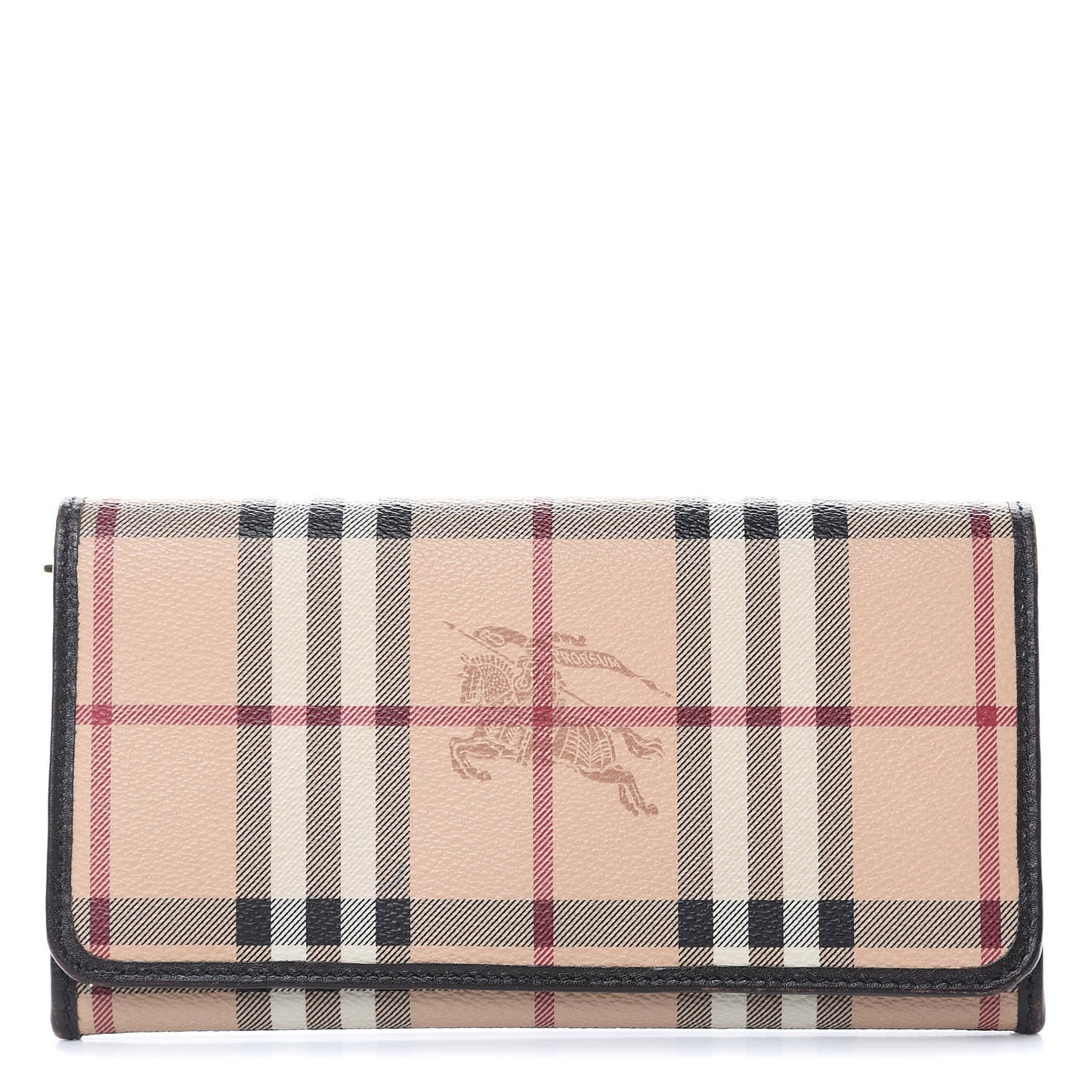 Haymarket Check Penrose Continental Wallet Chocolate
