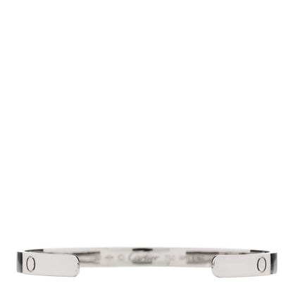 Cartier 18K White Gold LOVE Cuff Bracelet 20 2 of 3