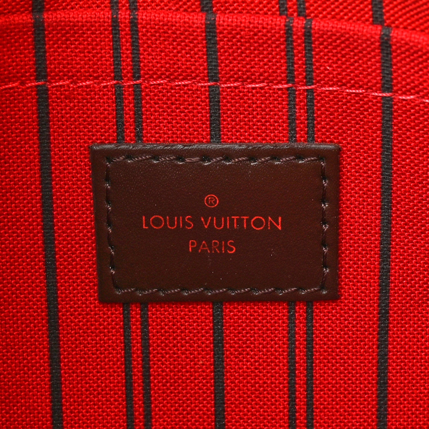 Louis Vuitton Damier Ebene Neverfull MM GM Pochette 6 of 10