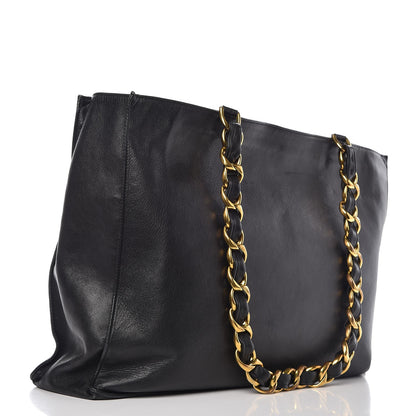 Chanel Calfskin CC Tote Black 3 of 12