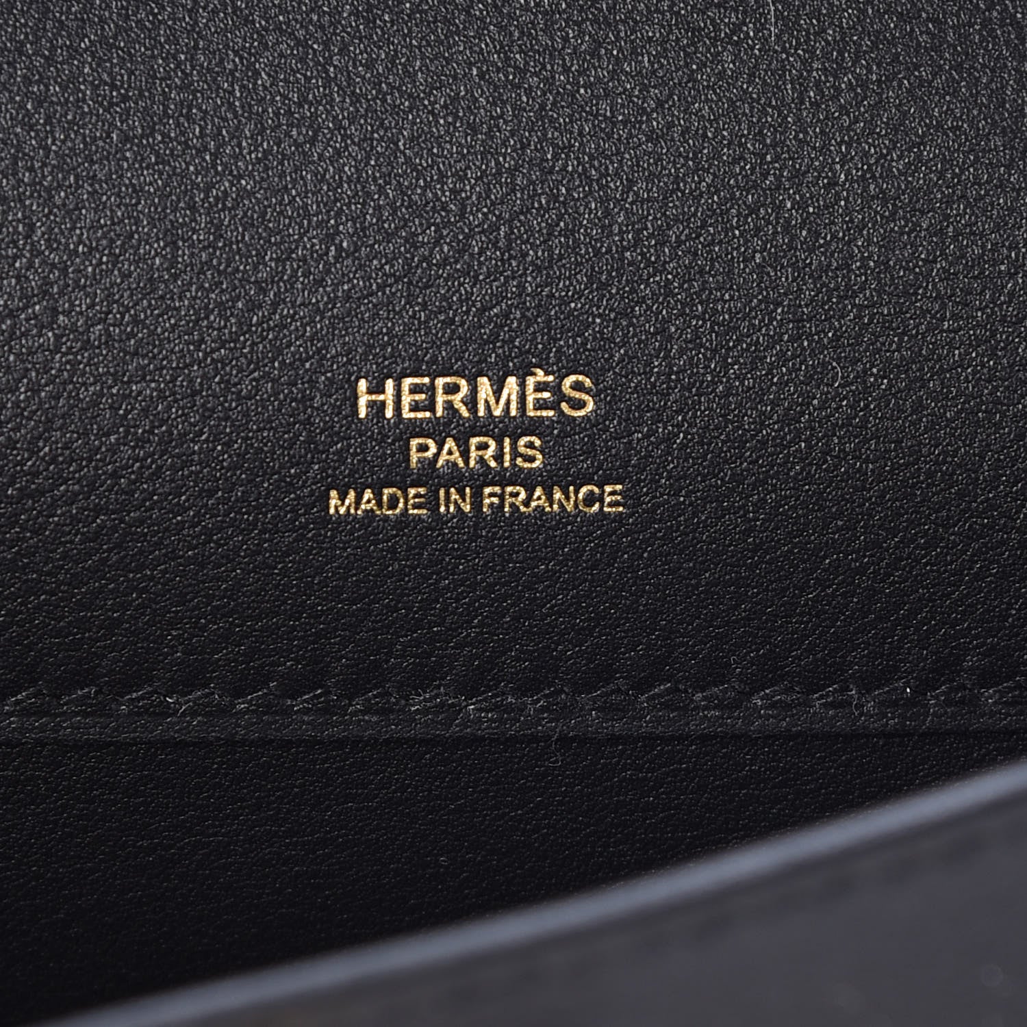 Hermes Swift Kelly Cut Clutch Pochette Black 6 of 9