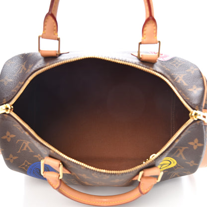 Louis Vuitton Monogram World Tour Speedy Bandouliere 30 4 of 9