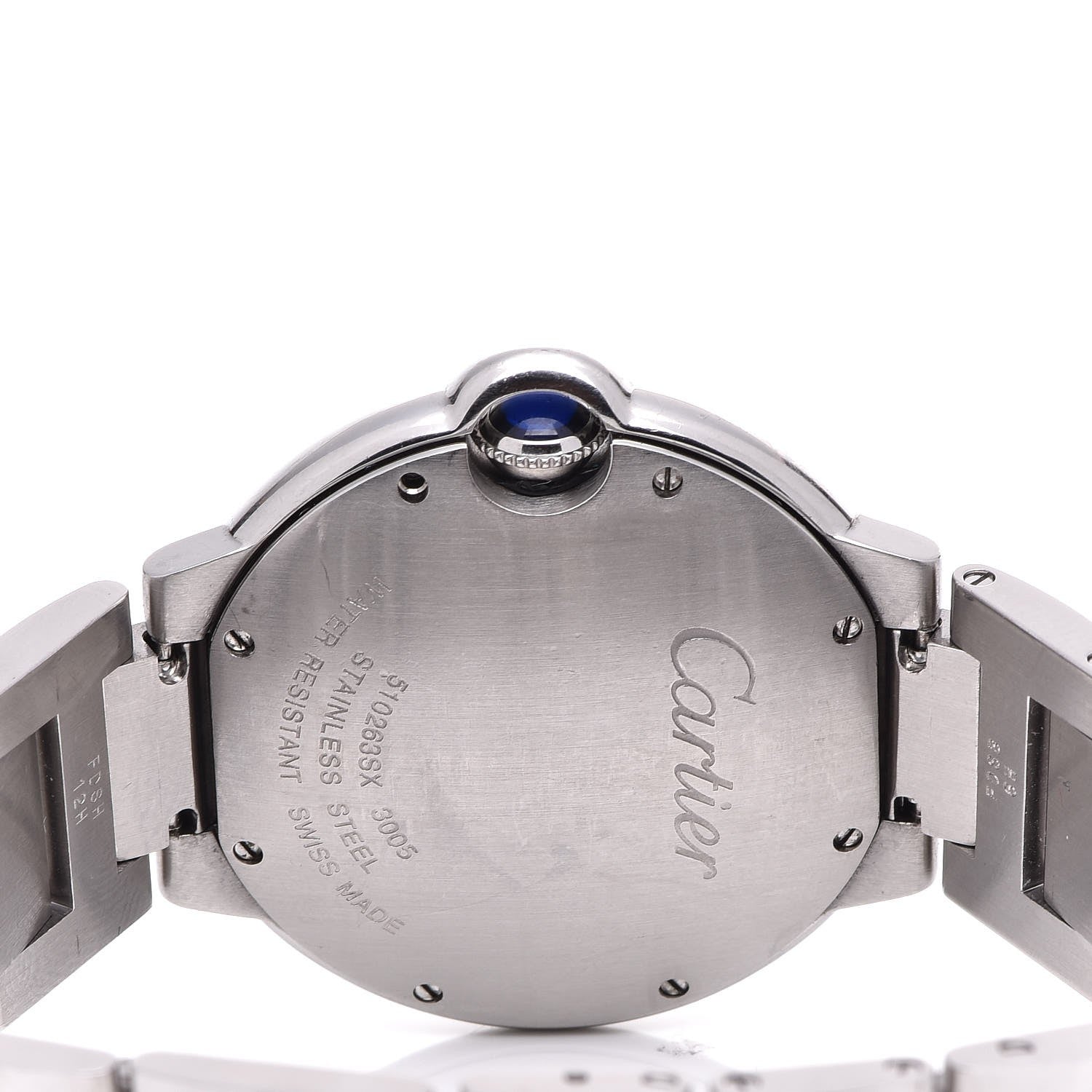 Cartier Stainless Steel 36mm Ballon Bleu De Quartz Watch 5 of 9