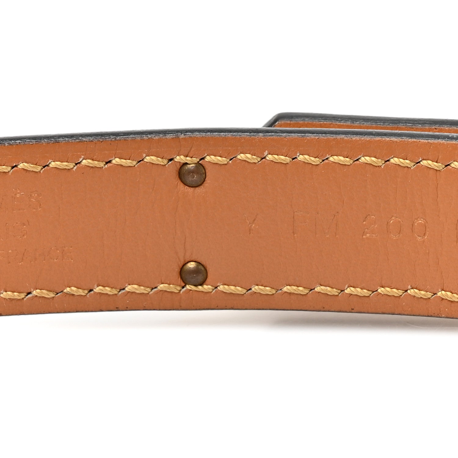 Hermes Epsom Kelly Belt Black 3 of 3