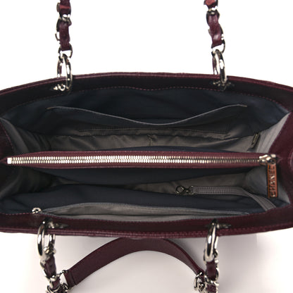 Chanel Caviar Quilted Grand Shopping Tote GST Dark Burgundy 5 of 9