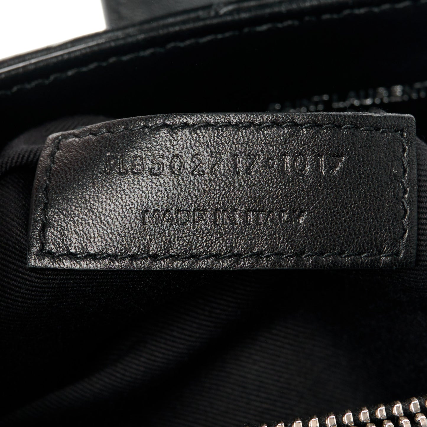 Calfskin Y Quilted Monogram Small Loulou Shopper Black