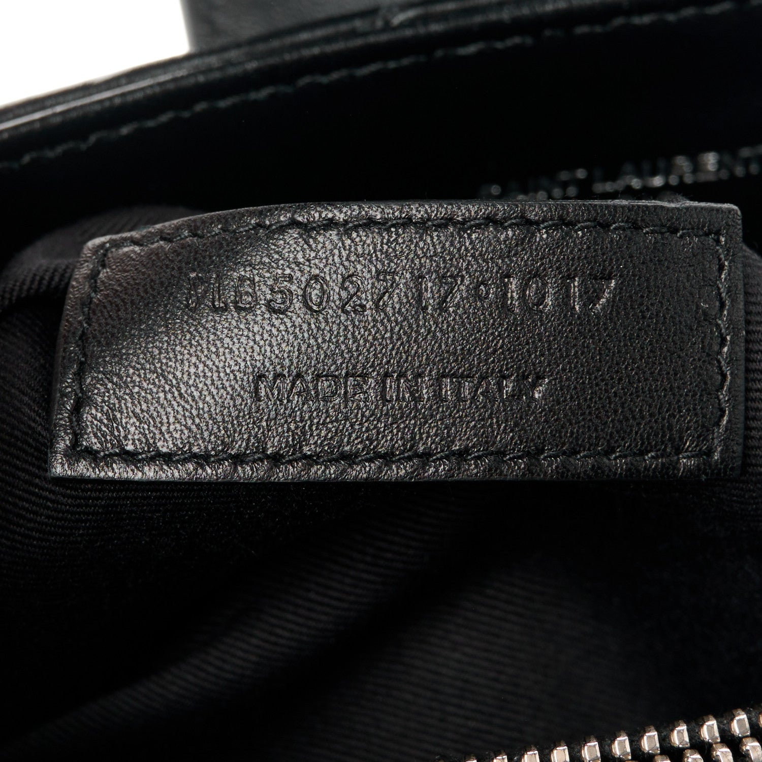 Saint Laurent Calfskin Y Quilted Monogram Small Loulou Shopper Black 7 of 10