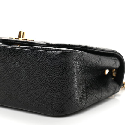 Chanel Caviar Quilted Mini Square Flap Black 9 of 12