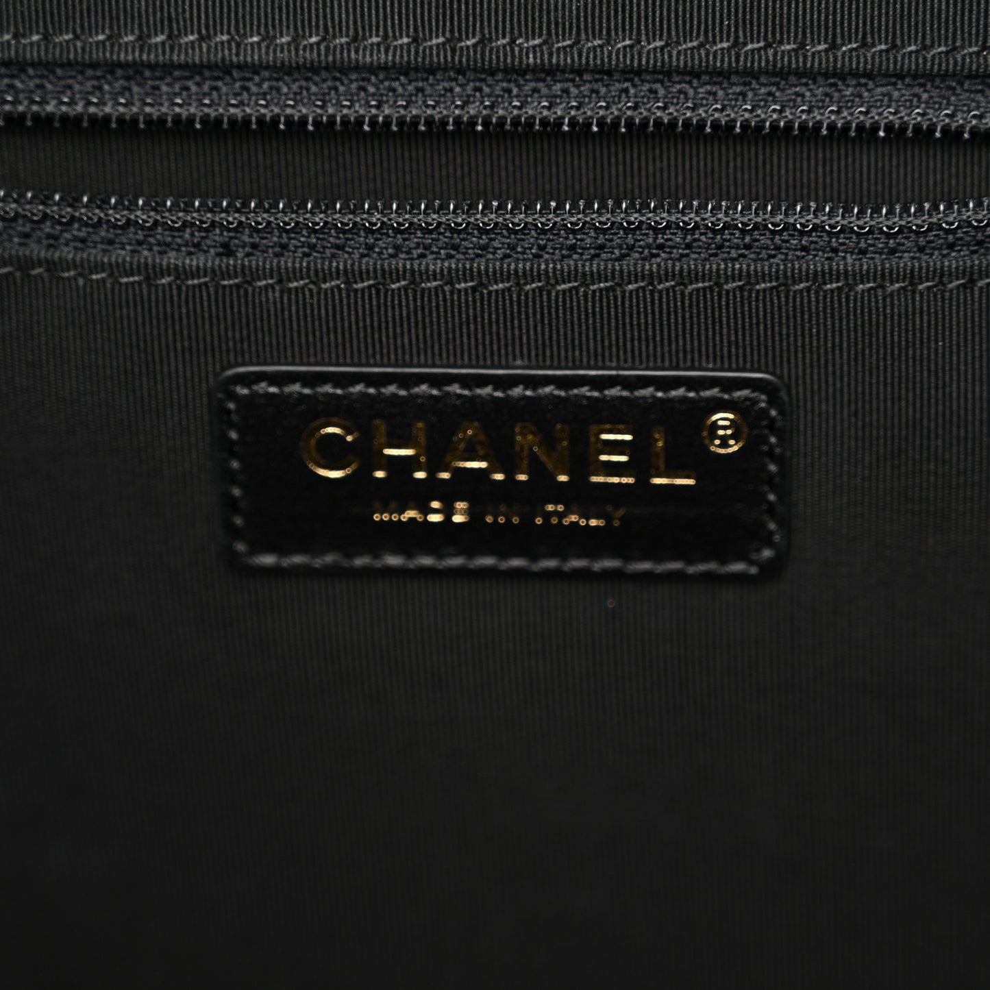 Bullskin Stitched Large Shopping Bag Black