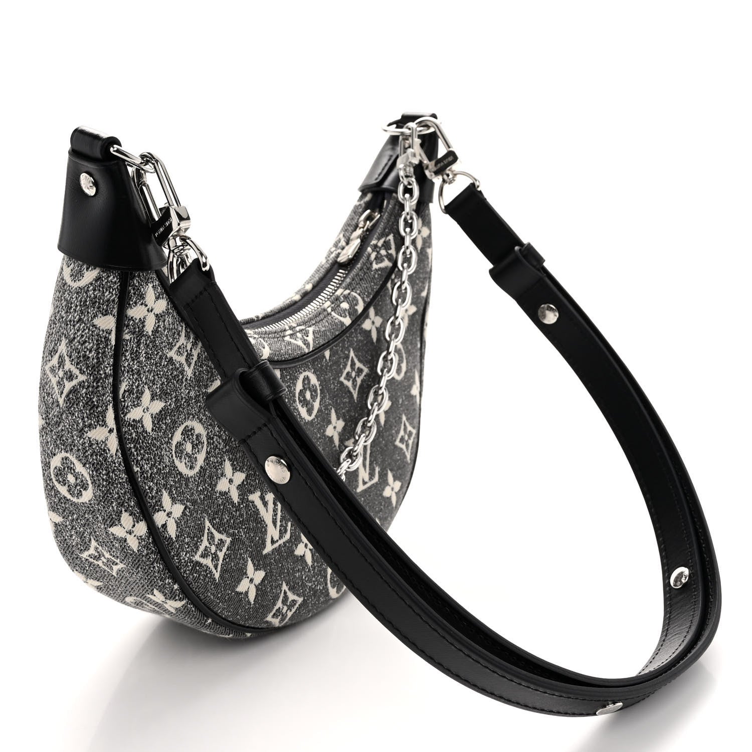 Louis Vuitton Monogram Jacquard Denim Loop Black 3 of 10