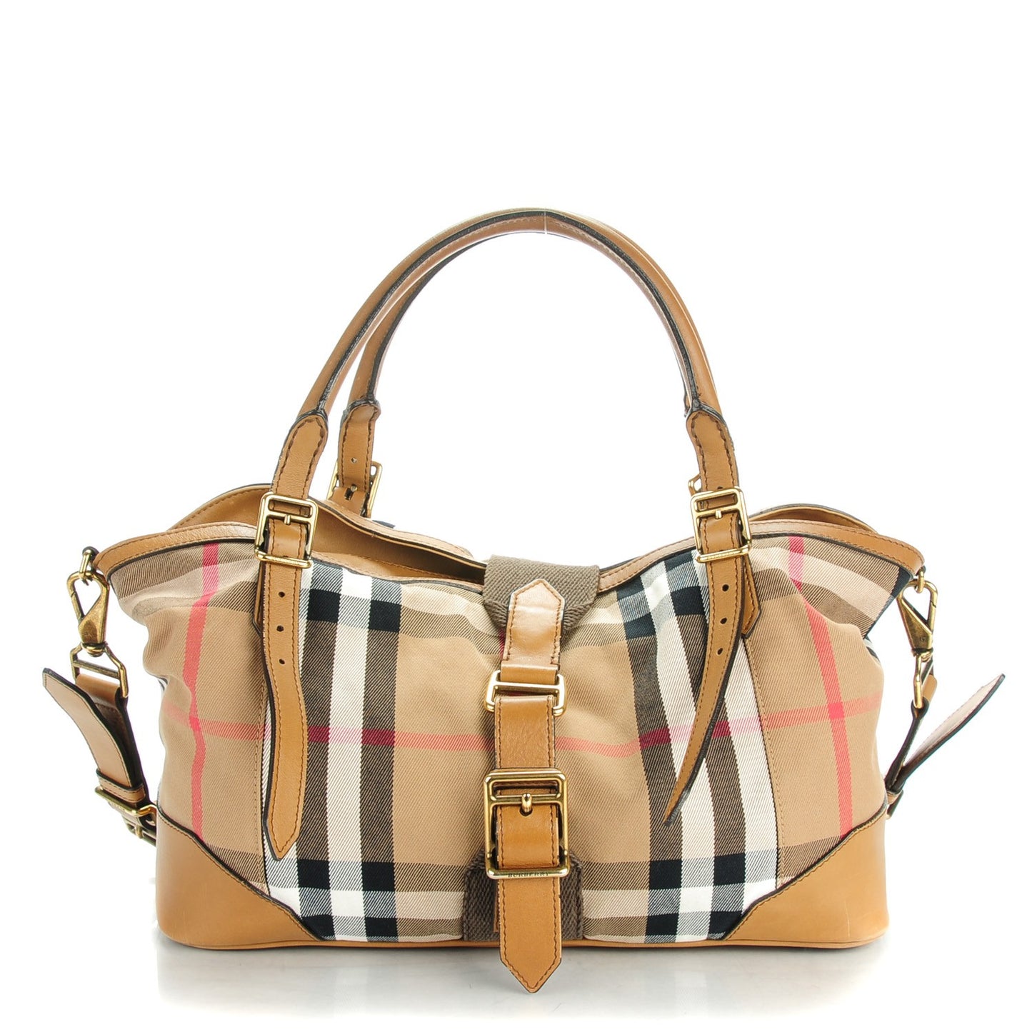 House Check Medium Clementon Tote Camel