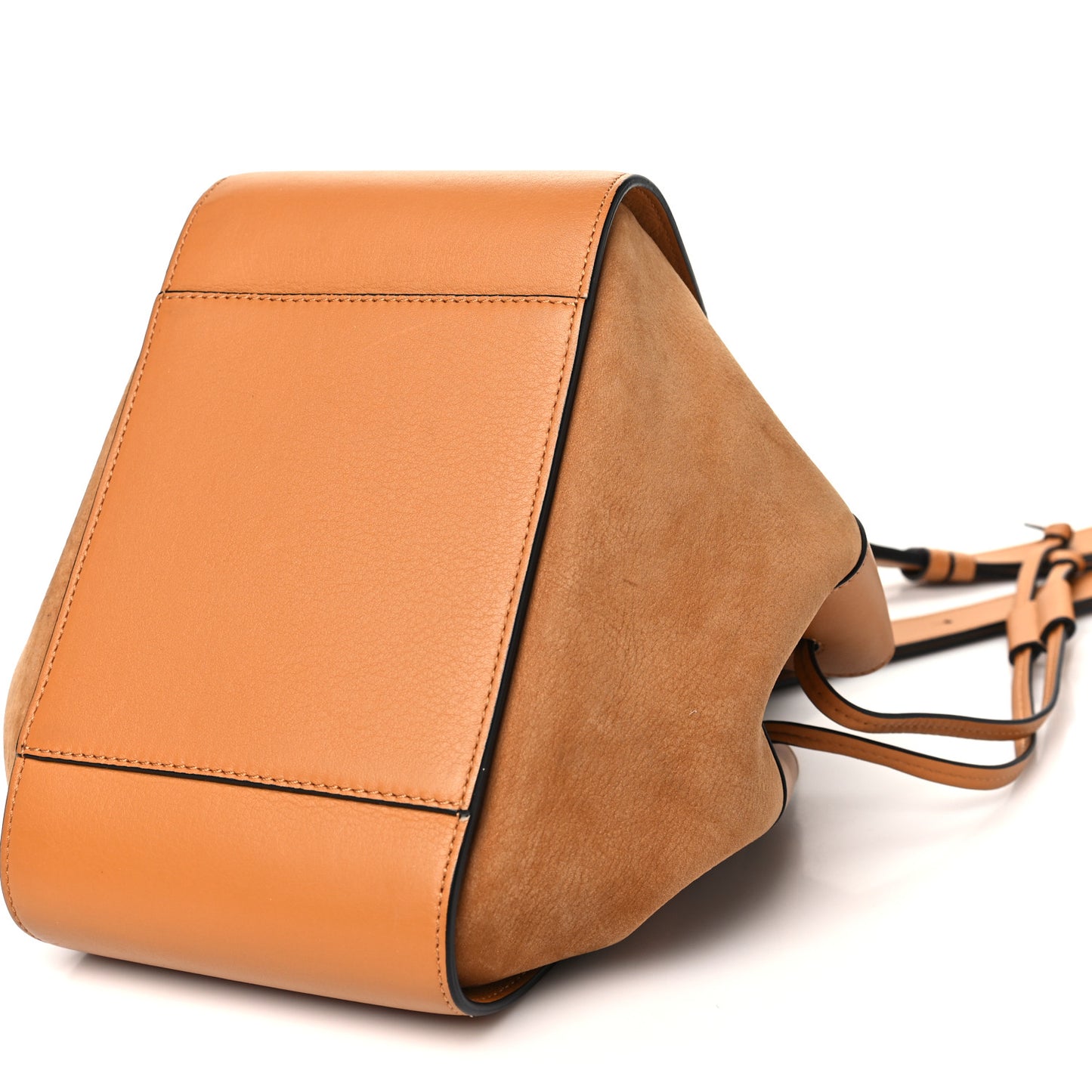 Calfskin Nubuck Small Hammock Shoulder Bag Honey