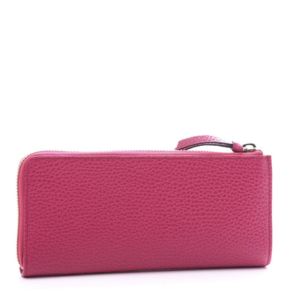 Gucci Dollar Calfskin Swing Zip Wallet Blossom 2 of 9