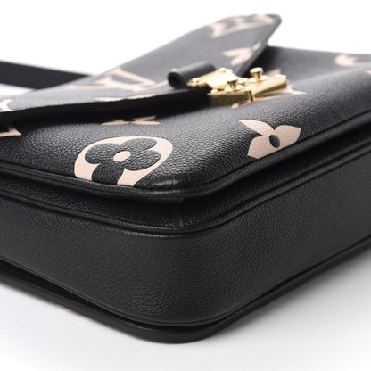 Louis Vuitton Empreinte Monogram Giant Pochette Metis Black Beige 6 of 9