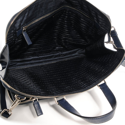 Prada Saffiano Travel Briefcase Baltico 5 of 11