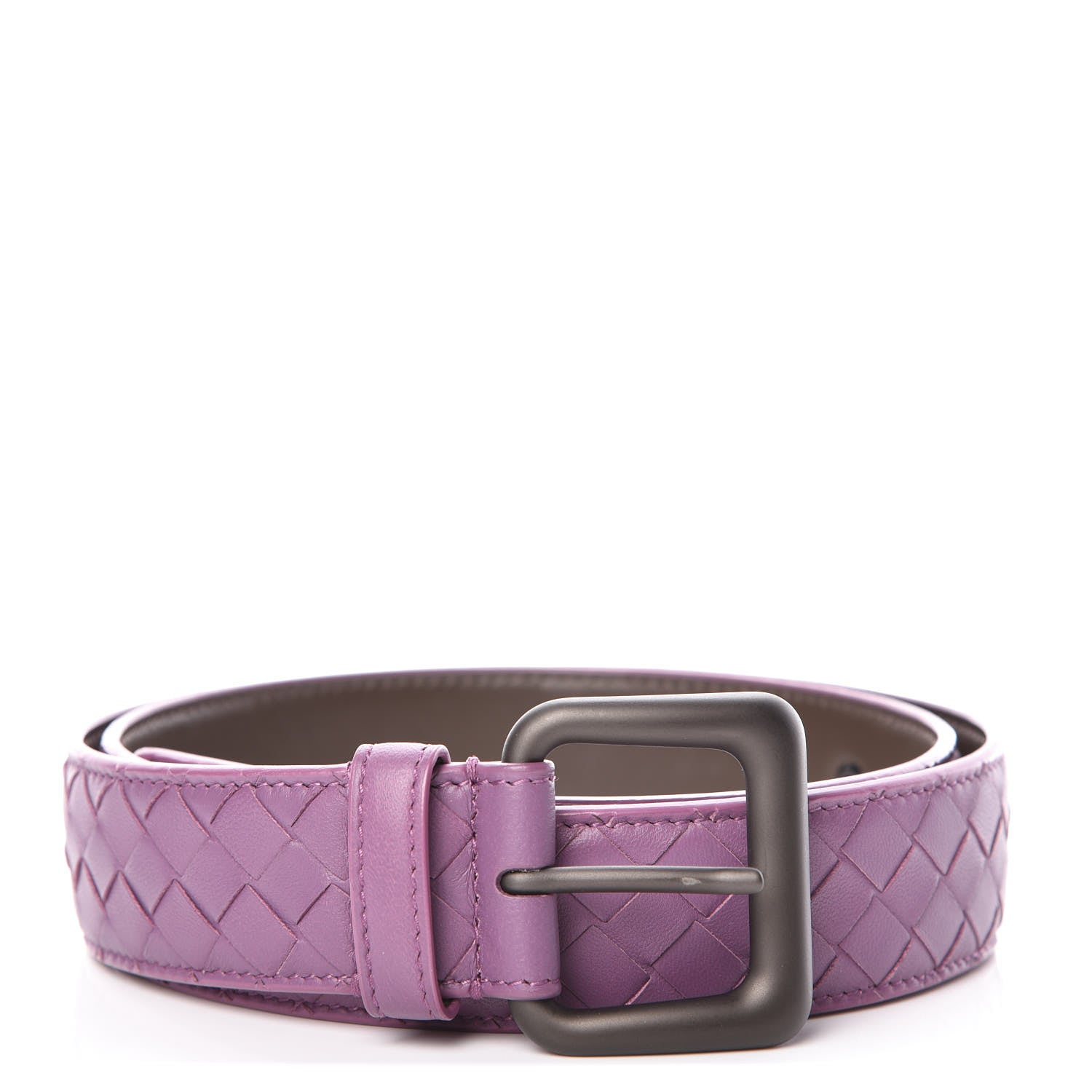 Bottega Veneta Nappa Intrecciato Belt 85 34 Corot 1 of 7