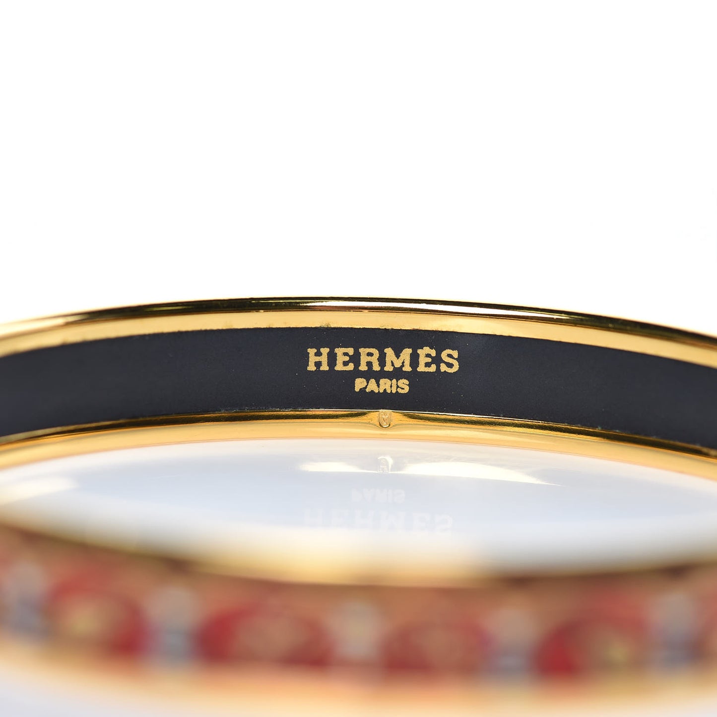 Enamel Printed Narrow Musical Instruments Bracelet 70