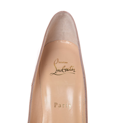 Christian Louboutin Patent So Kate 120 Pumps 37.5 Nude 8 of 9