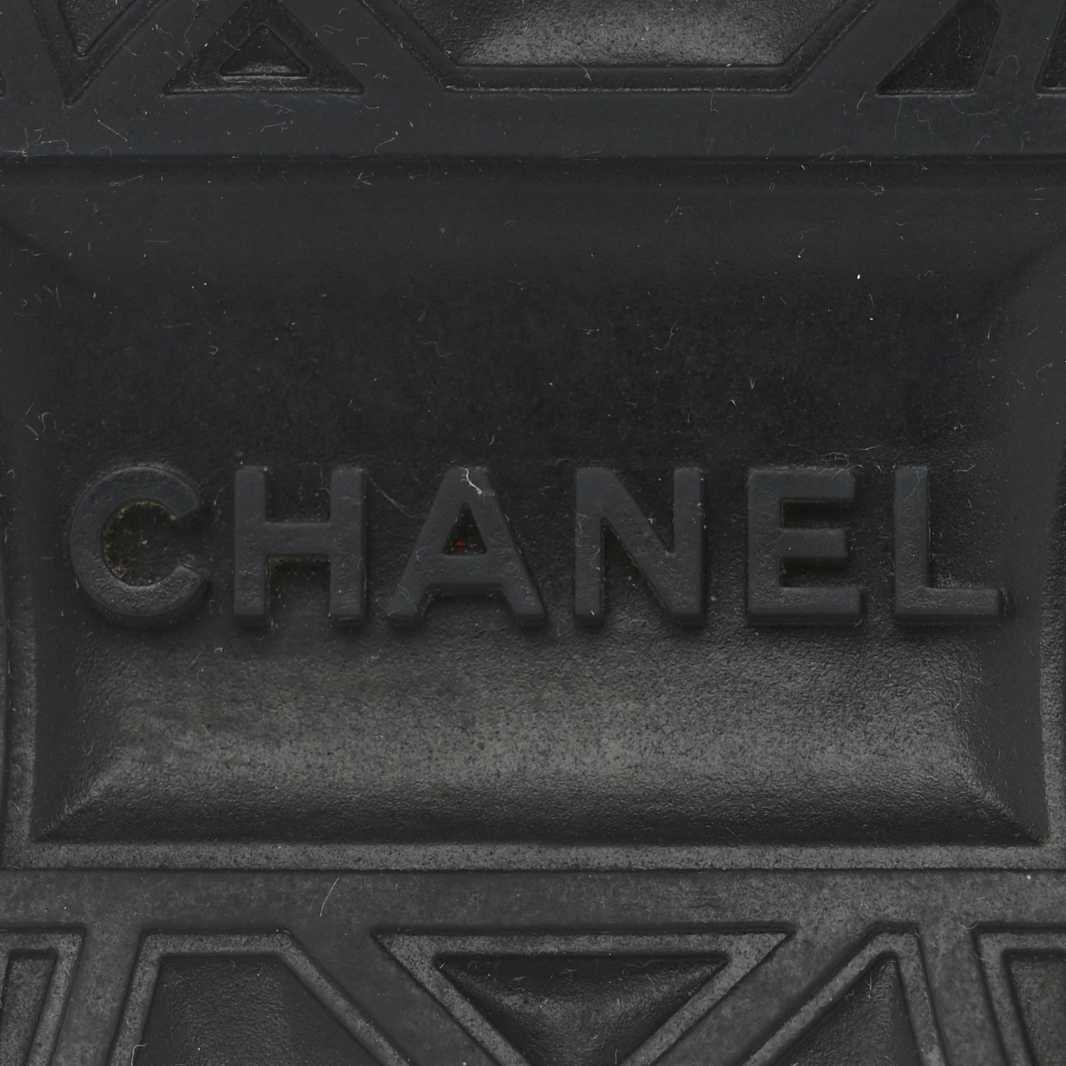 Chanel Nylon Suede Calfskin CC Sneakers 38 Black 9 of 9