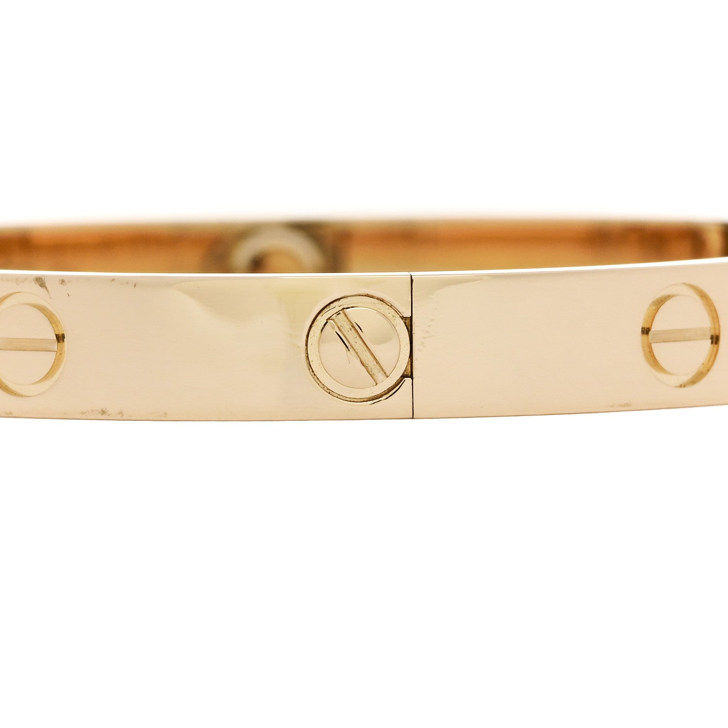 Cartier 18K Yellow Gold LOVE Bracelet 17 4 of 9