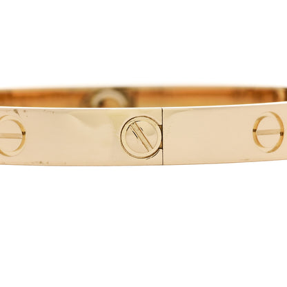 Cartier 18K Yellow Gold LOVE Bracelet 17 4 of 9
