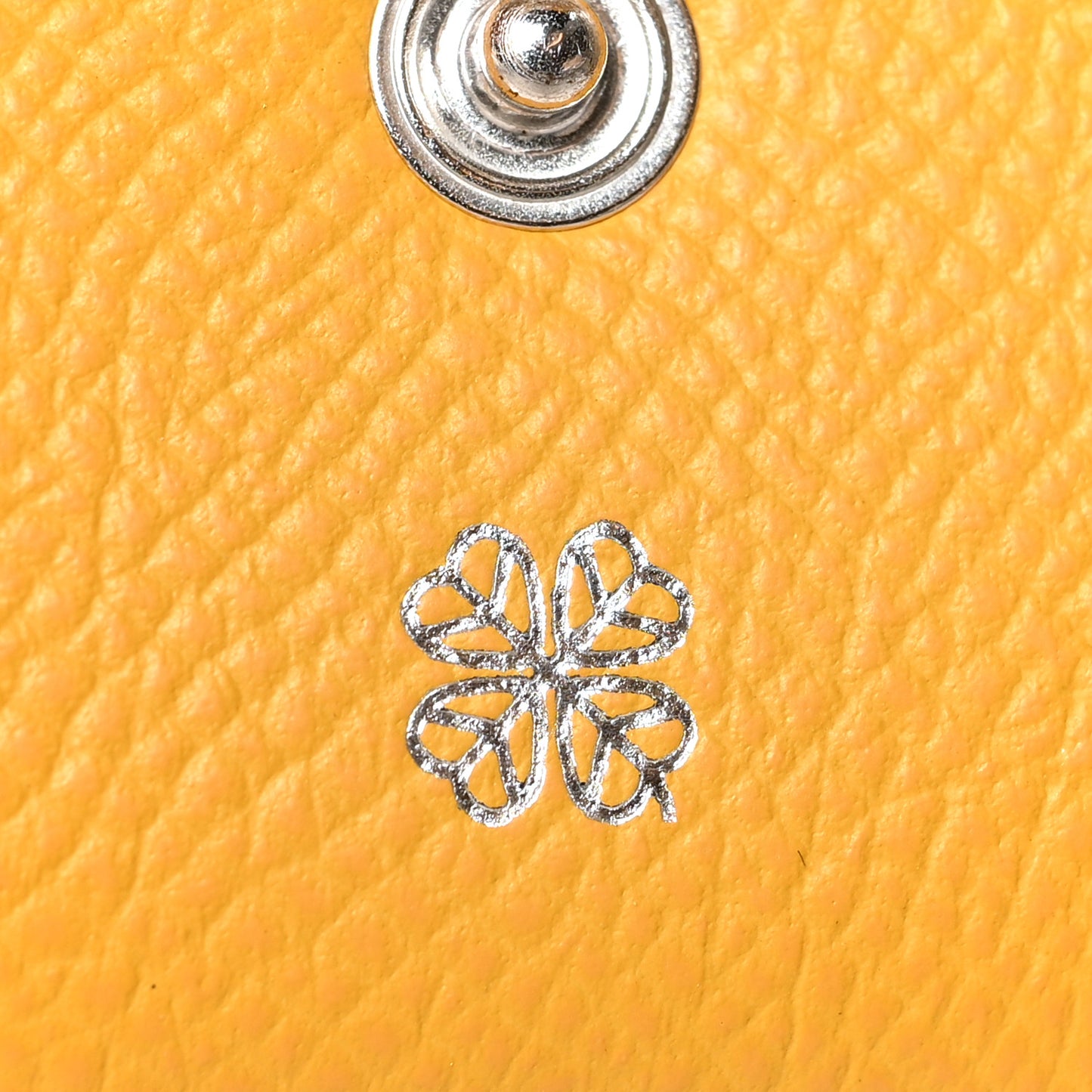 Epsom Horseshoe Calvi Card Case Jaune Ambre Craie